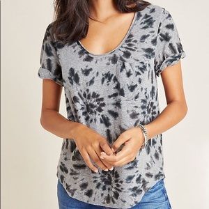 Anthropologie t. la Brandi Scoop Neck Pocket Tee